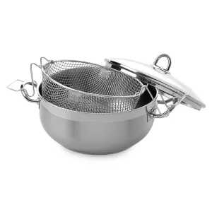 Silampos Stainless Steel 'Nautilus' Saucepot Chip Pan