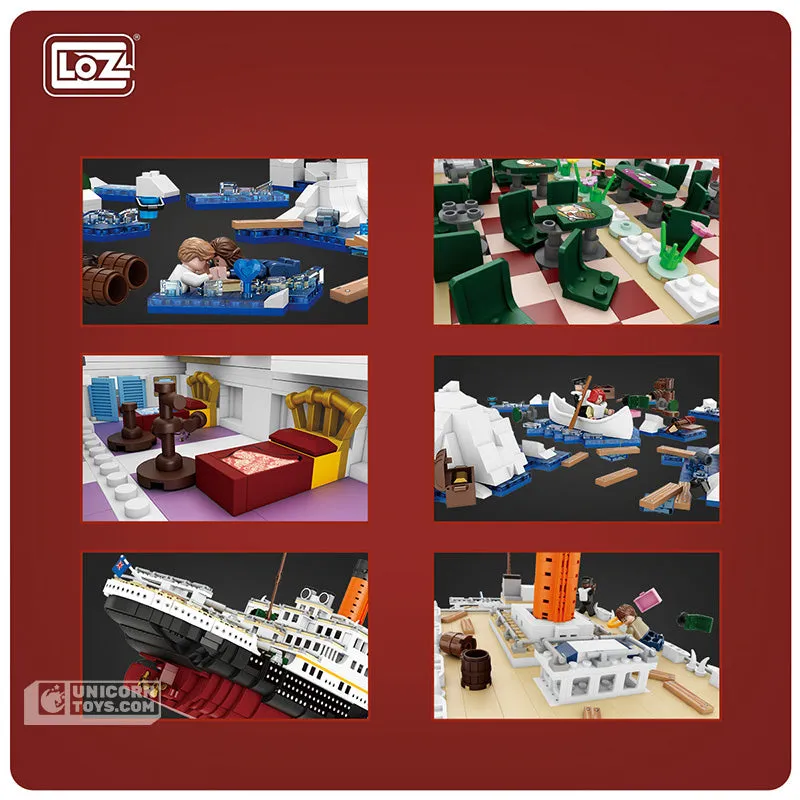 Sinking Titanic | LOZ 1060 Mini Block Movie Scene Set for Ages 14 