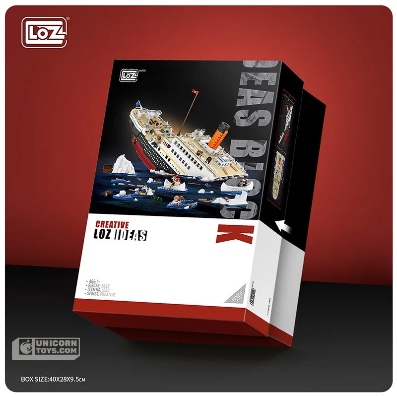 Sinking Titanic | LOZ 1060 Mini Block Movie Scene Set for Ages 14 