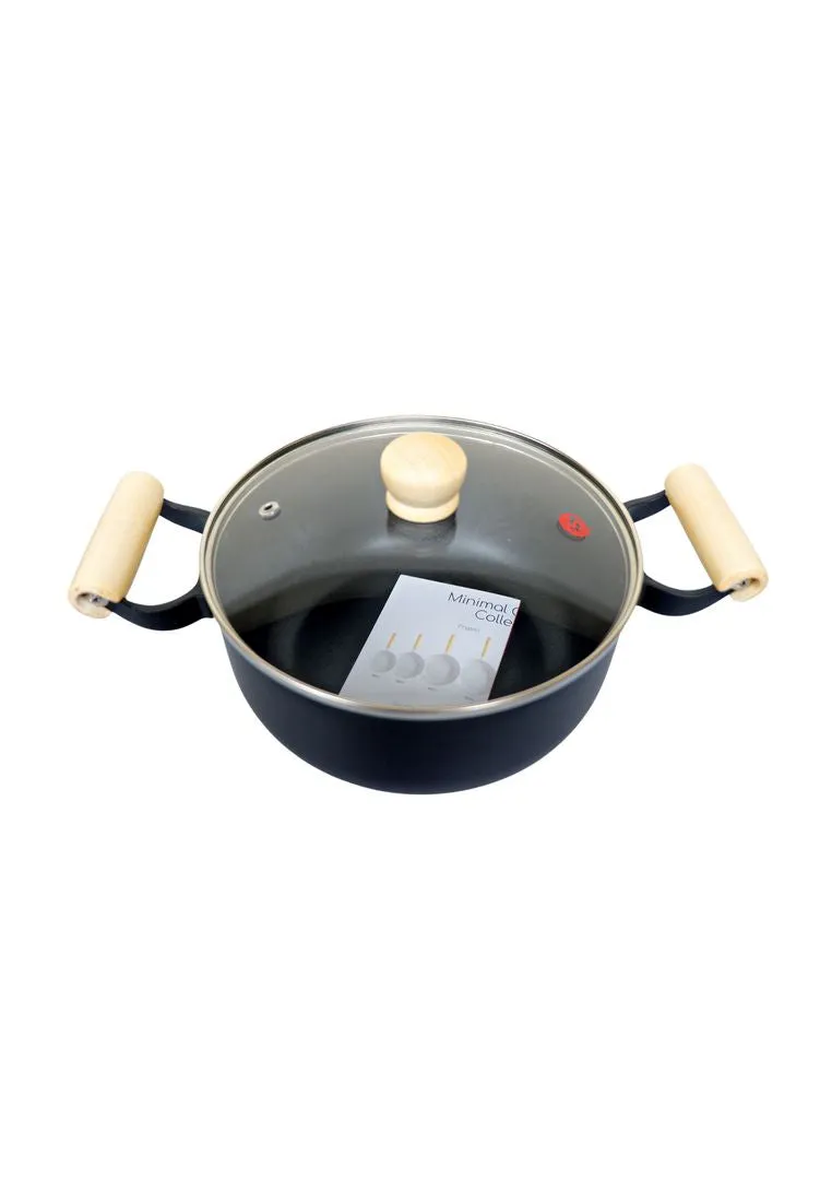 Slique Minimal Collection Ceramic Dutch Oven - Black