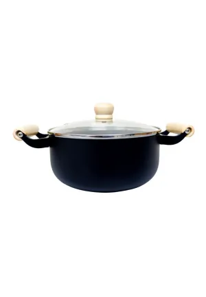 Slique Minimal Collection Ceramic Dutch Oven - Black