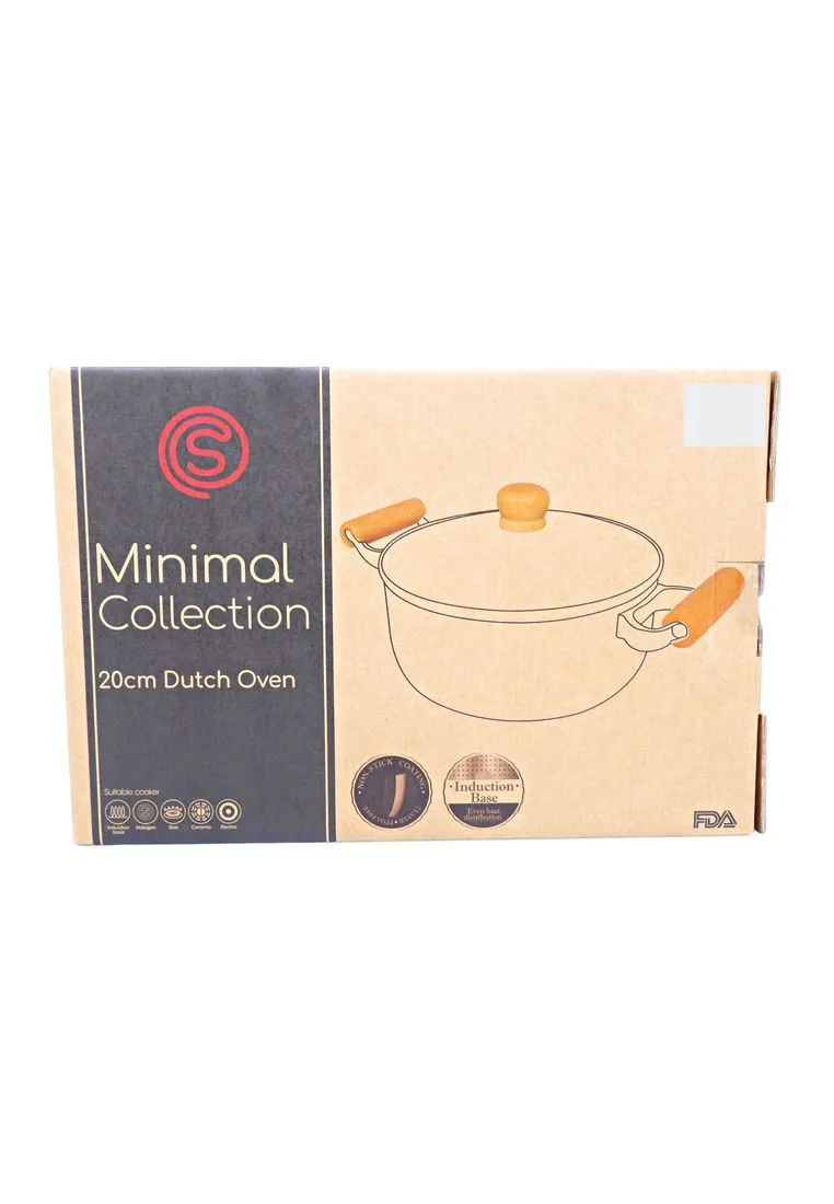 Slique Minimal Collection Ceramic Dutch Oven - Black