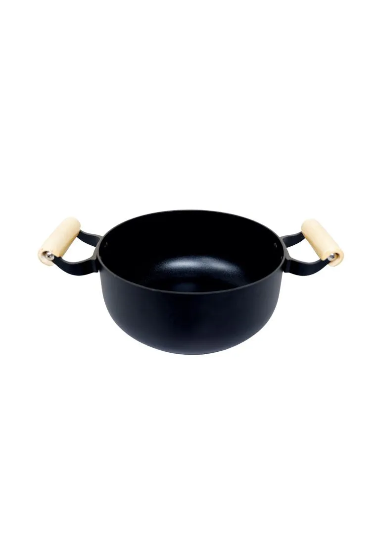 Slique Minimal Collection Ceramic Dutch Oven - Black