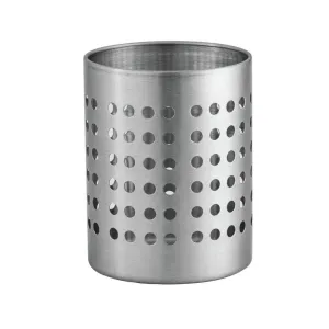 Small Round Stainless Steel Utensil Holder