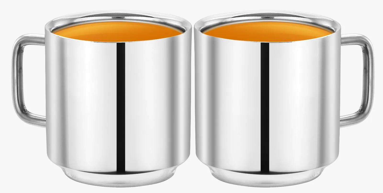 SS Tea/coffee cup - 150 ml (Set of 2 )