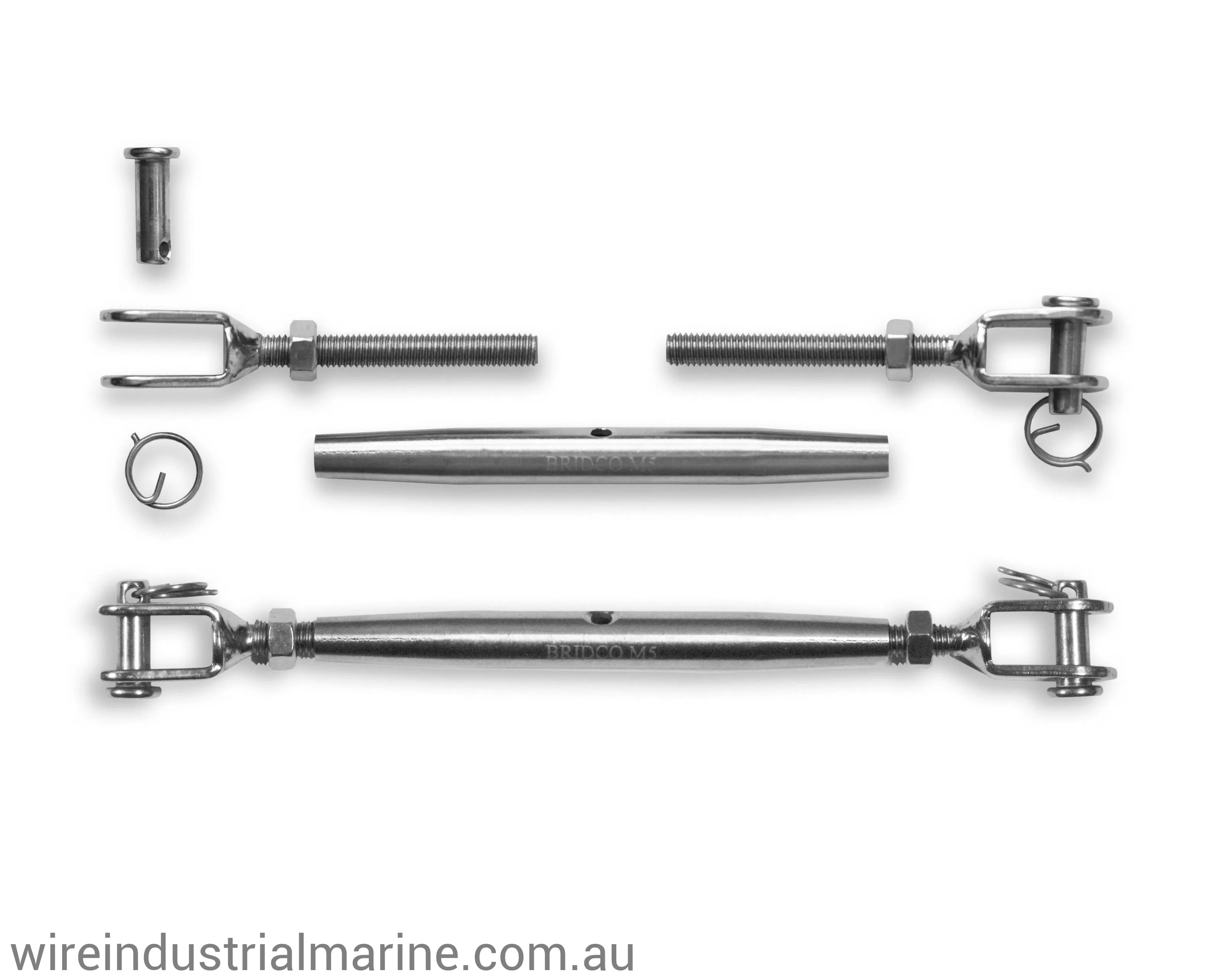 Stainless steel bottlescrew (5mm)