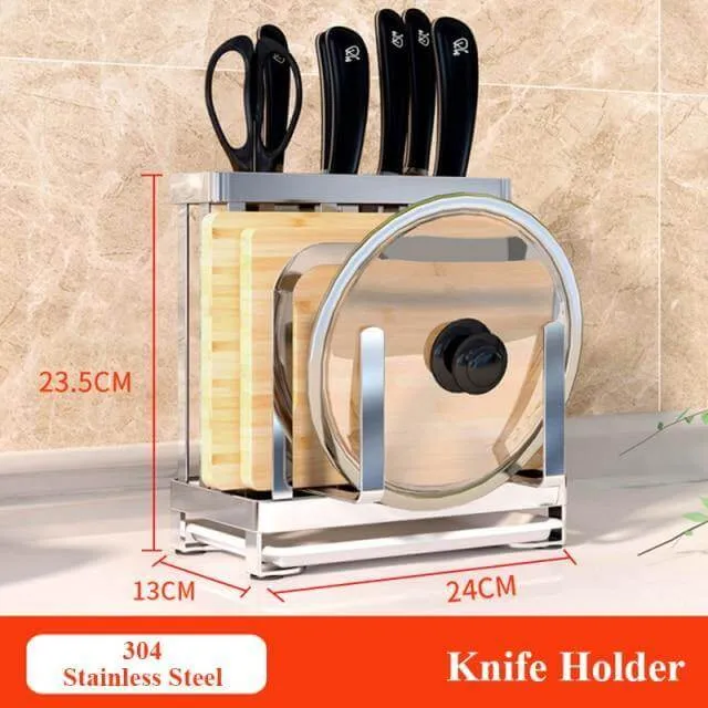 Stainless Steel Kitchen Utensils Organizer Drying Rack