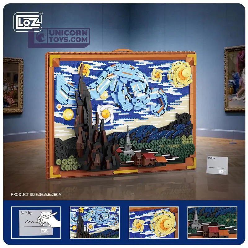 Starry Nights | LOZ 1066 Mini Block Art Collection Set for Ages 14 