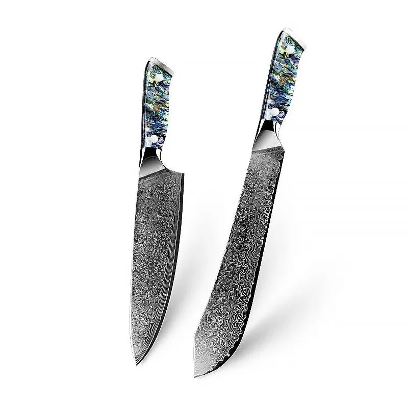 Supreme Sharp Damascus Japanese Knives Set