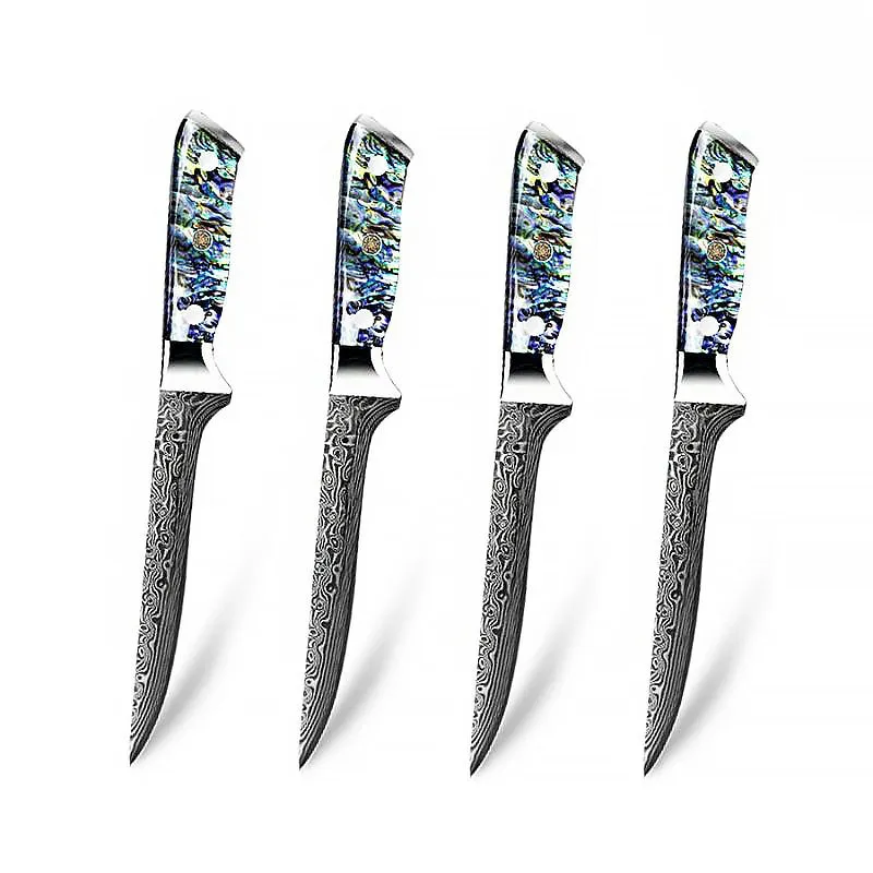 Supreme Sharp Damascus Japanese Knives Set
