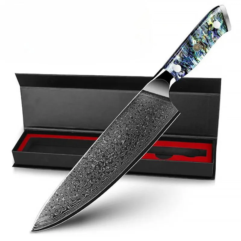 Supreme Sharp Damascus Japanese Knives Set