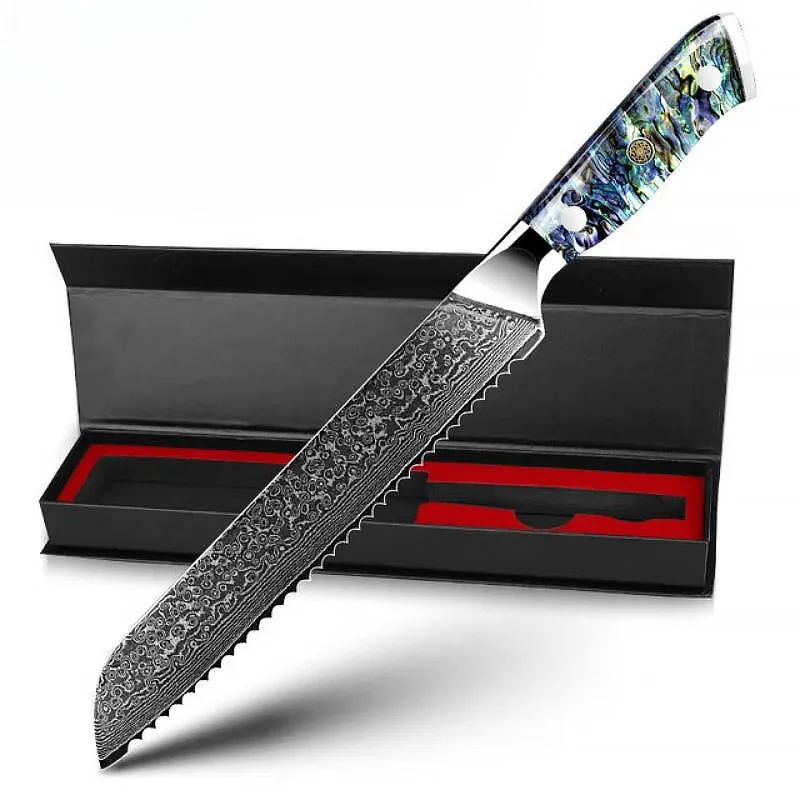 Supreme Sharp Damascus Japanese Knives Set