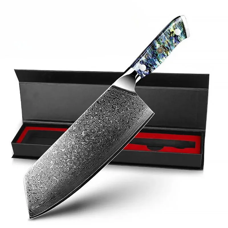 Supreme Sharp Damascus Japanese Knives Set