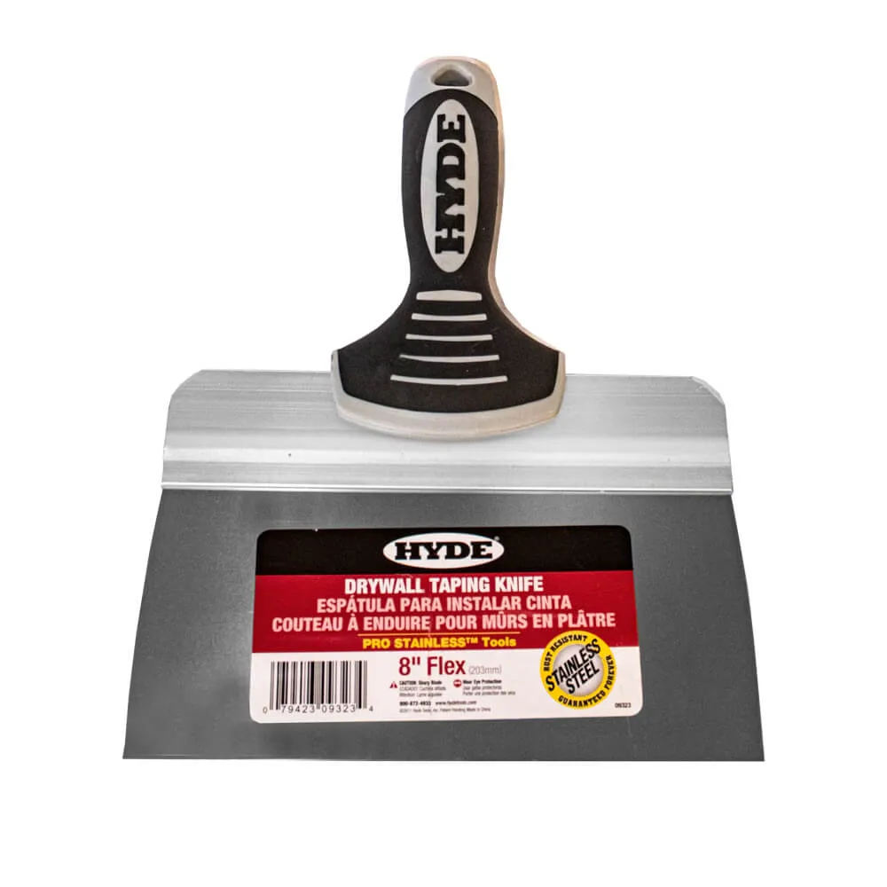 Taping Knife Stainless Pro Series 8" 200mm Hyde