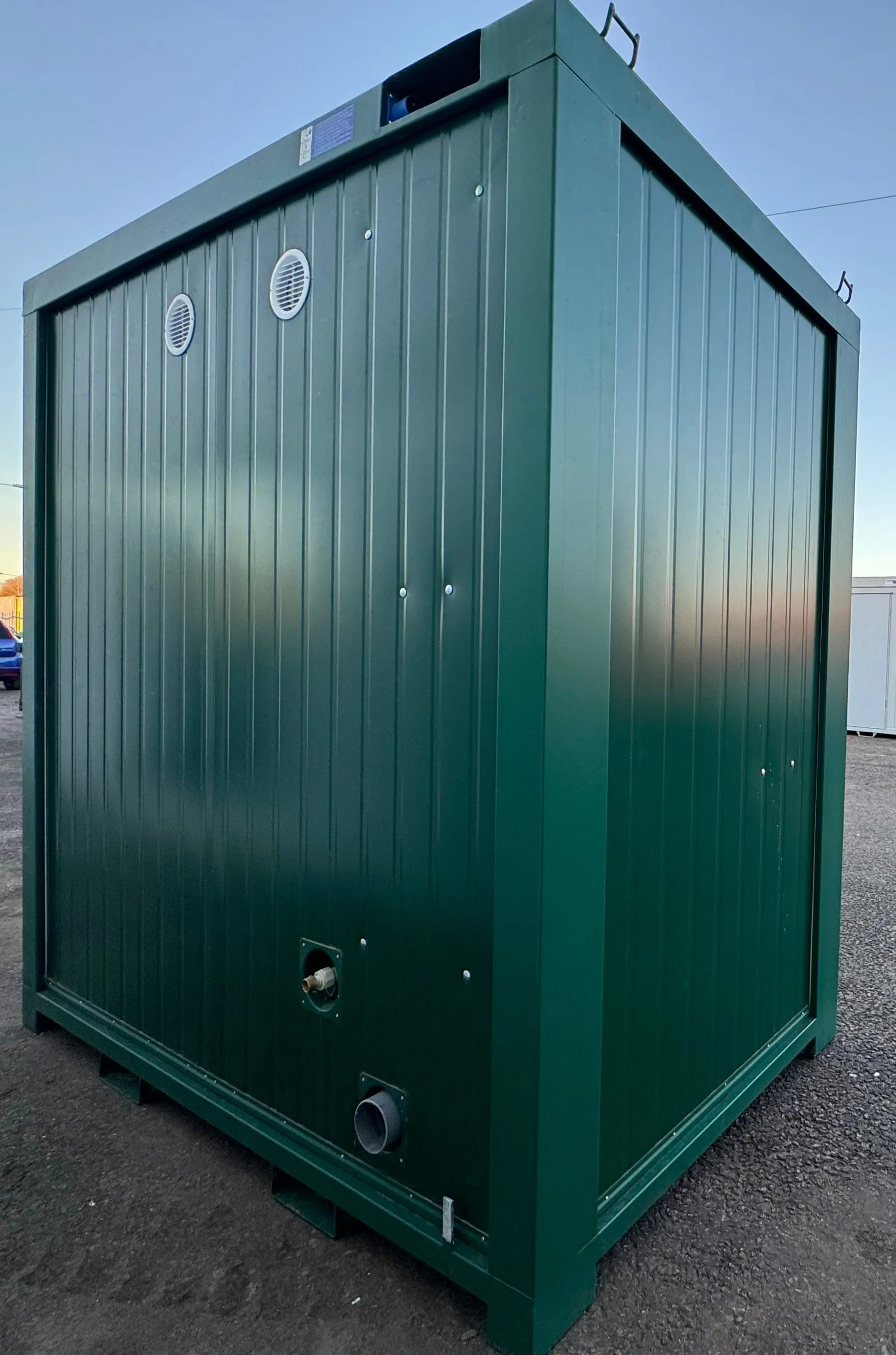 Toilet & Shower Block | 8x5 Ft | Brand New |Portable Toilet Blocks| GREEN | Shower Blocks | No 855 G