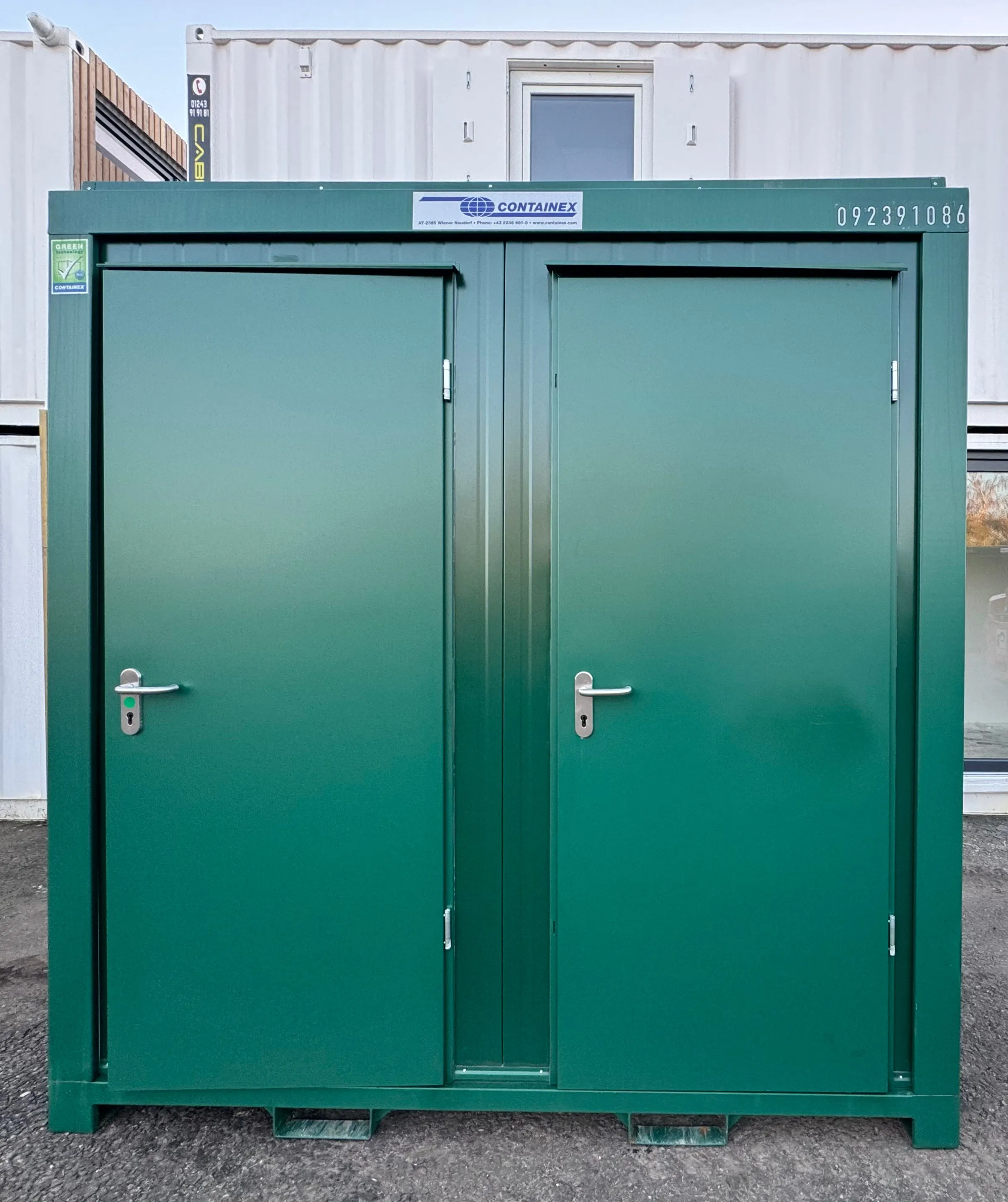 Toilet & Shower Block | 8x5 Ft | Brand New |Portable Toilet Blocks| GREEN | Shower Blocks | No 855 G