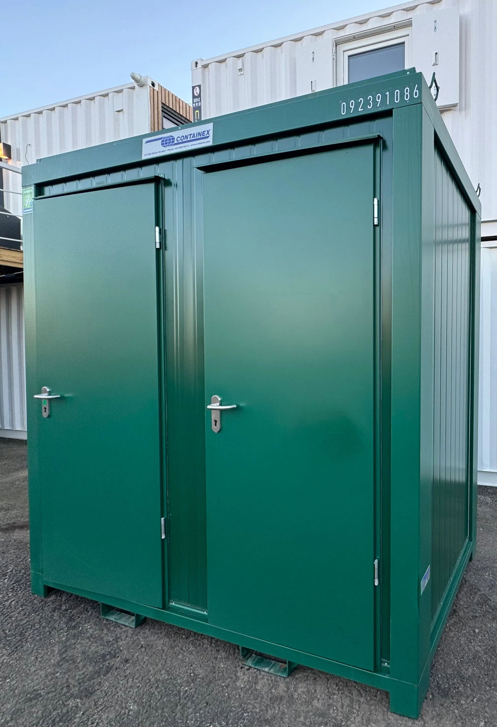 Toilet & Shower Block | 8x5 Ft | Brand New |Portable Toilet Blocks| GREEN | Shower Blocks | No 855 G