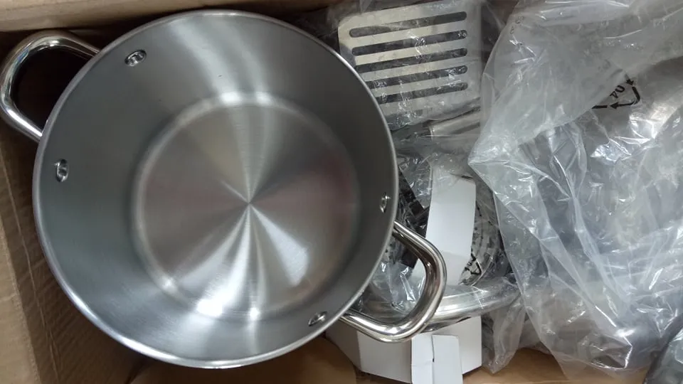 Tools Of The Trade Stainless Steel 13 pc Cookware Set