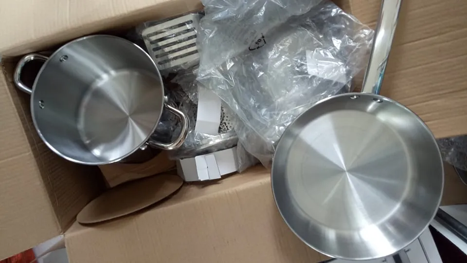 Tools Of The Trade Stainless Steel 13 pc Cookware Set