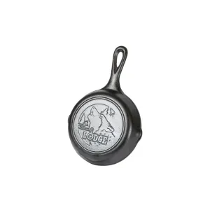 Wildlife Series 6.5" Cast Iron Wolf Skillet
